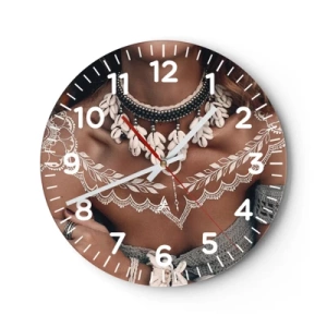 Nástenné hodiny - Talizmany, rituály ženskosti - 30x30 cm