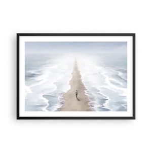 Plagát v čiernom ráme - Svetlá budúcnosť - 70x50 cm