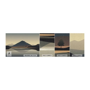 Vzorka samolepiacej fototapety Deluxe Sticker - Zrkadlový odraz - Ľadovec, Kus, Krajina - 100x30 cm
