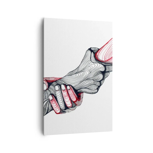 Obraz na plátne - Ste v dobrých rukách - 80x120 cm