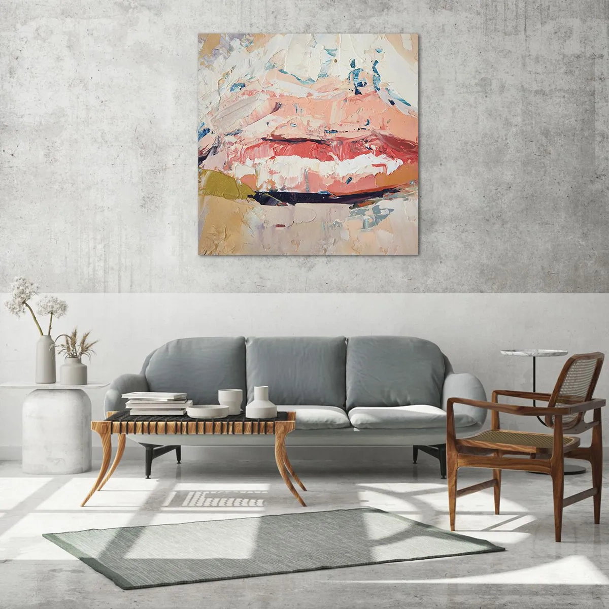 Obraz na skle - Prebúdza zmysly - 70x70 cm