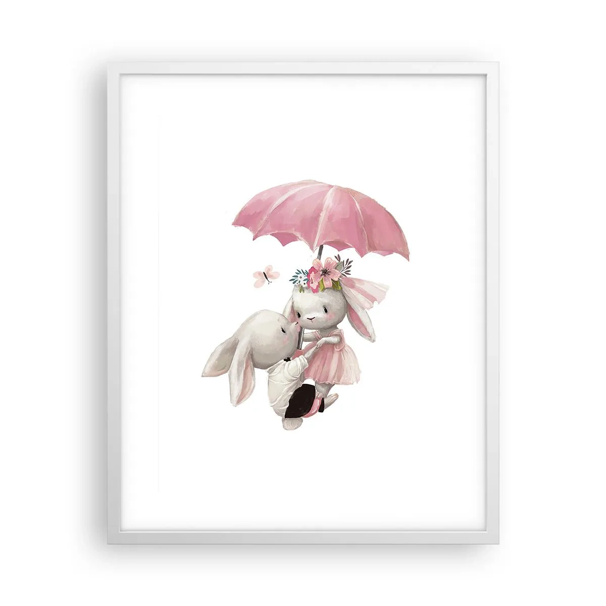 Plagát v bielom ráme - To je láska - 40x50 cm