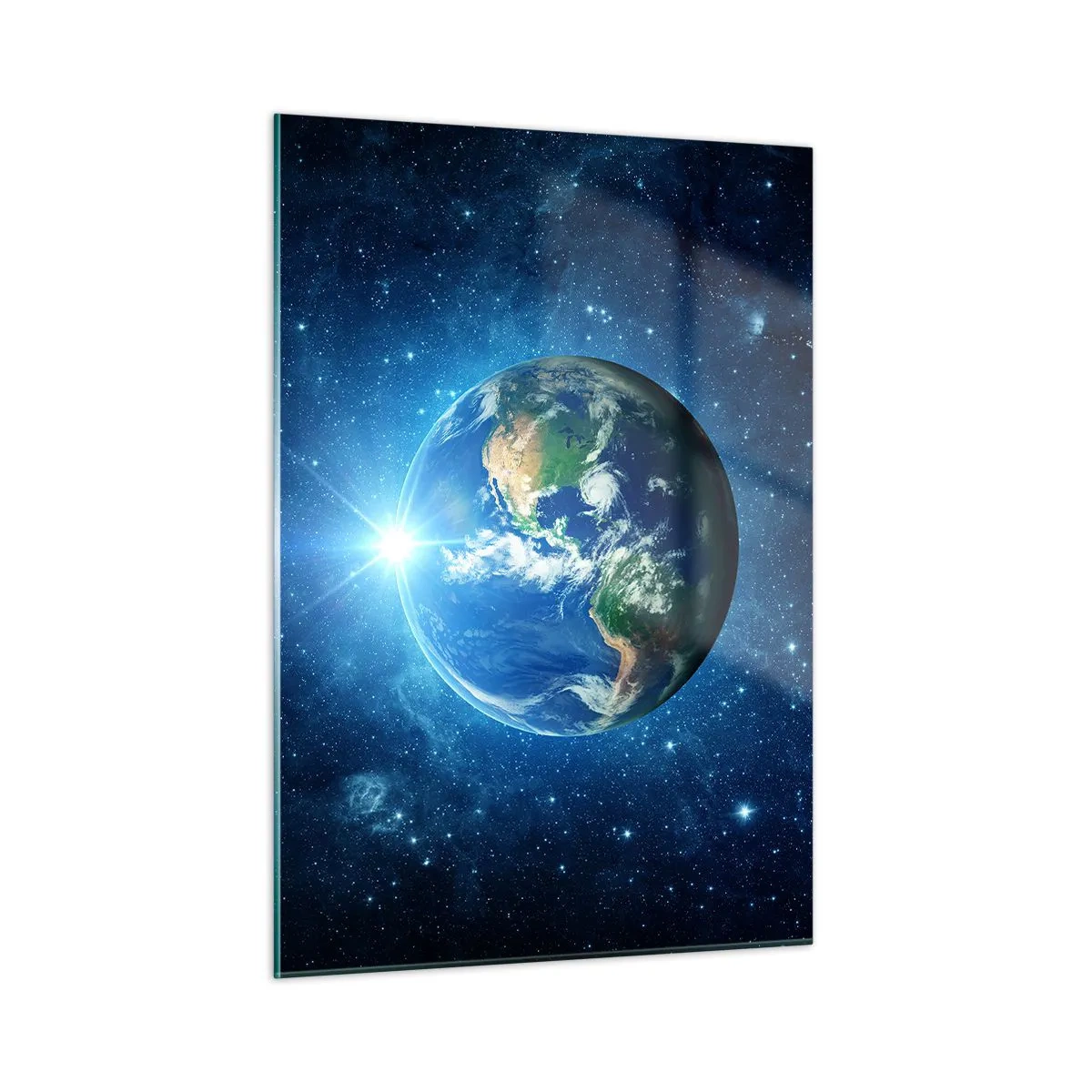 Obraz na skle - Sme v nebi - 50x70 cm
