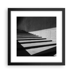 Plagát v čiernom ráme - Surová krása modernizmu - 30x30 cm