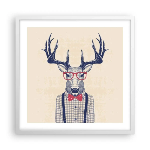 Plagát v bielom ráme - Zábavná extravagancia - 50x50 cm