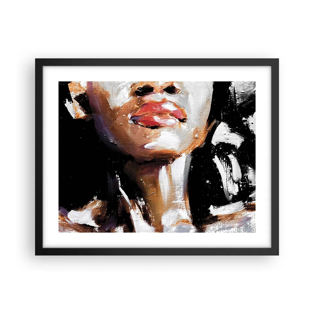 Plagát v čiernom ráme - Hrdosť bez predsudkov - 50x40 cm
