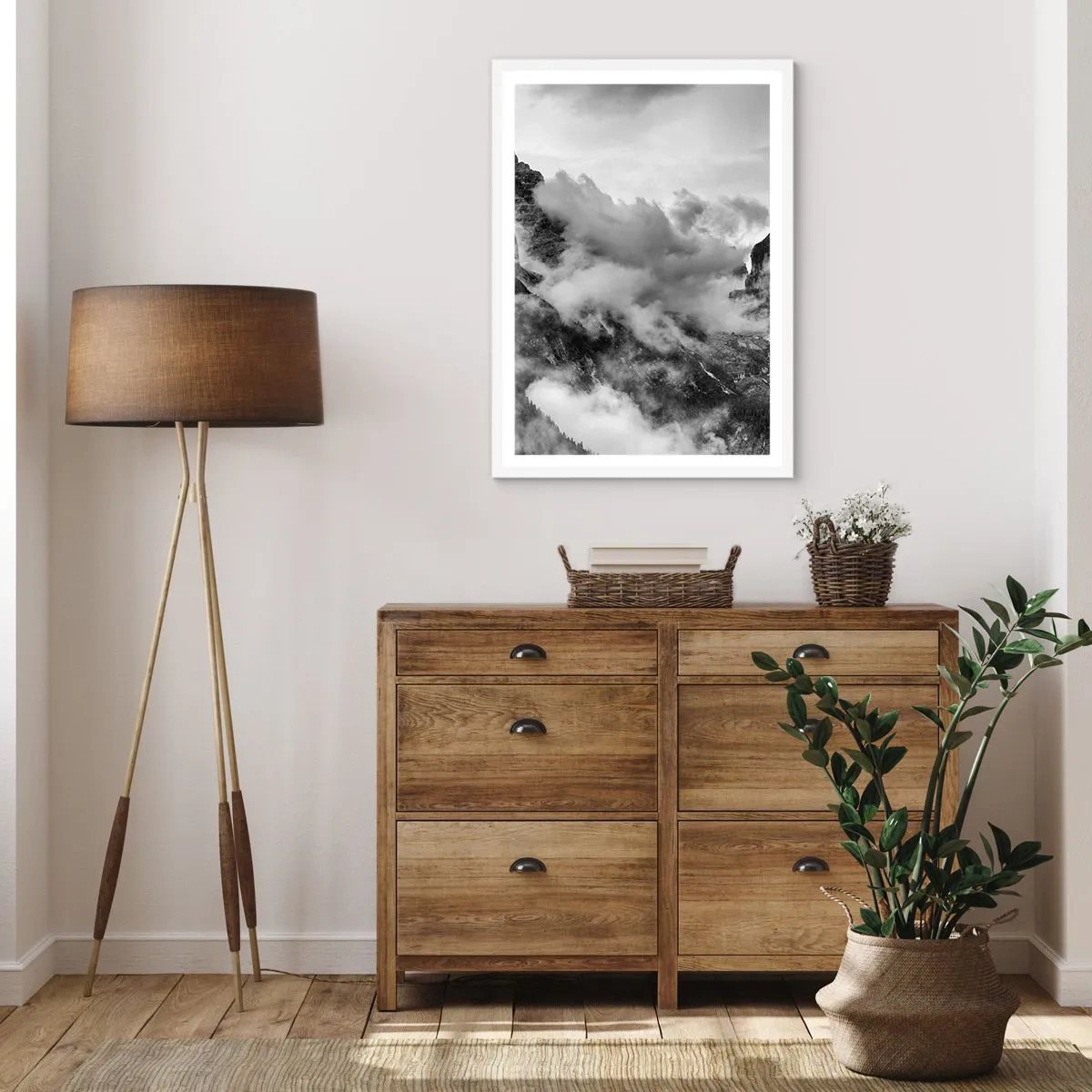 Plagát v bielom ráme - Krásne a kruté - 61x91 cm