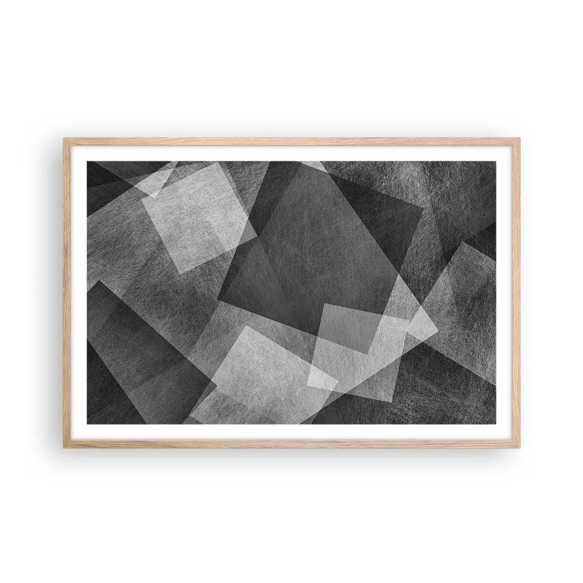 Plagát v ráme zo svetlého duba - Odveký symbol trvalosti a poriadku - 91x61 cm