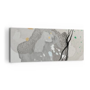 Obraz na plátne - Organická kompozícia - 100x40 cm
