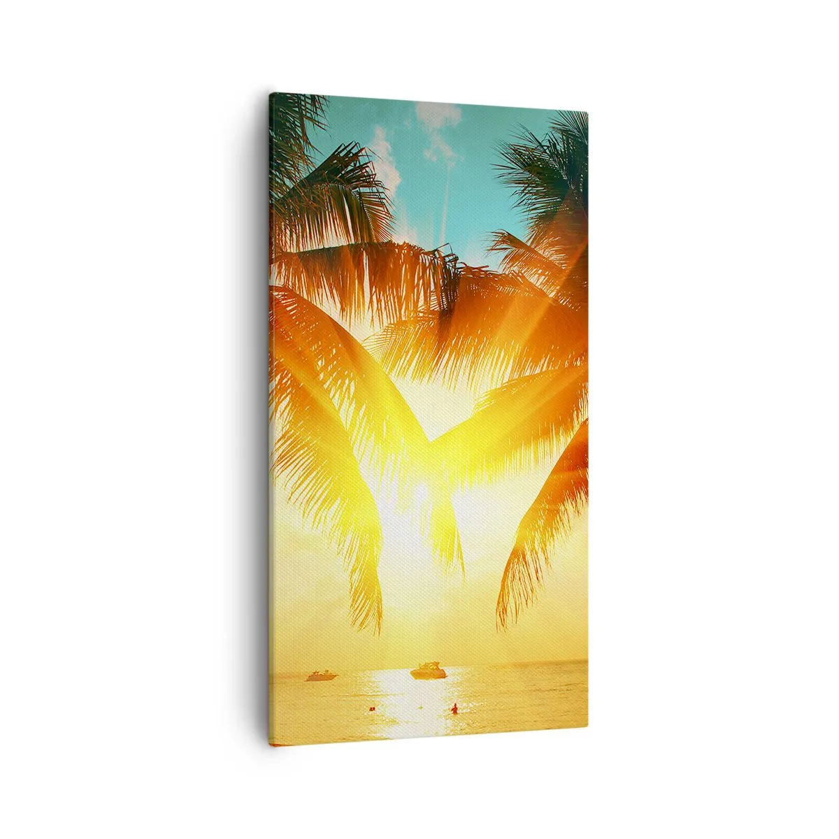 Obraz na plátne - Exotický pár - 55x100 cm