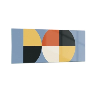 Obraz na skle - Pozri a počítaj - 100x40 cm