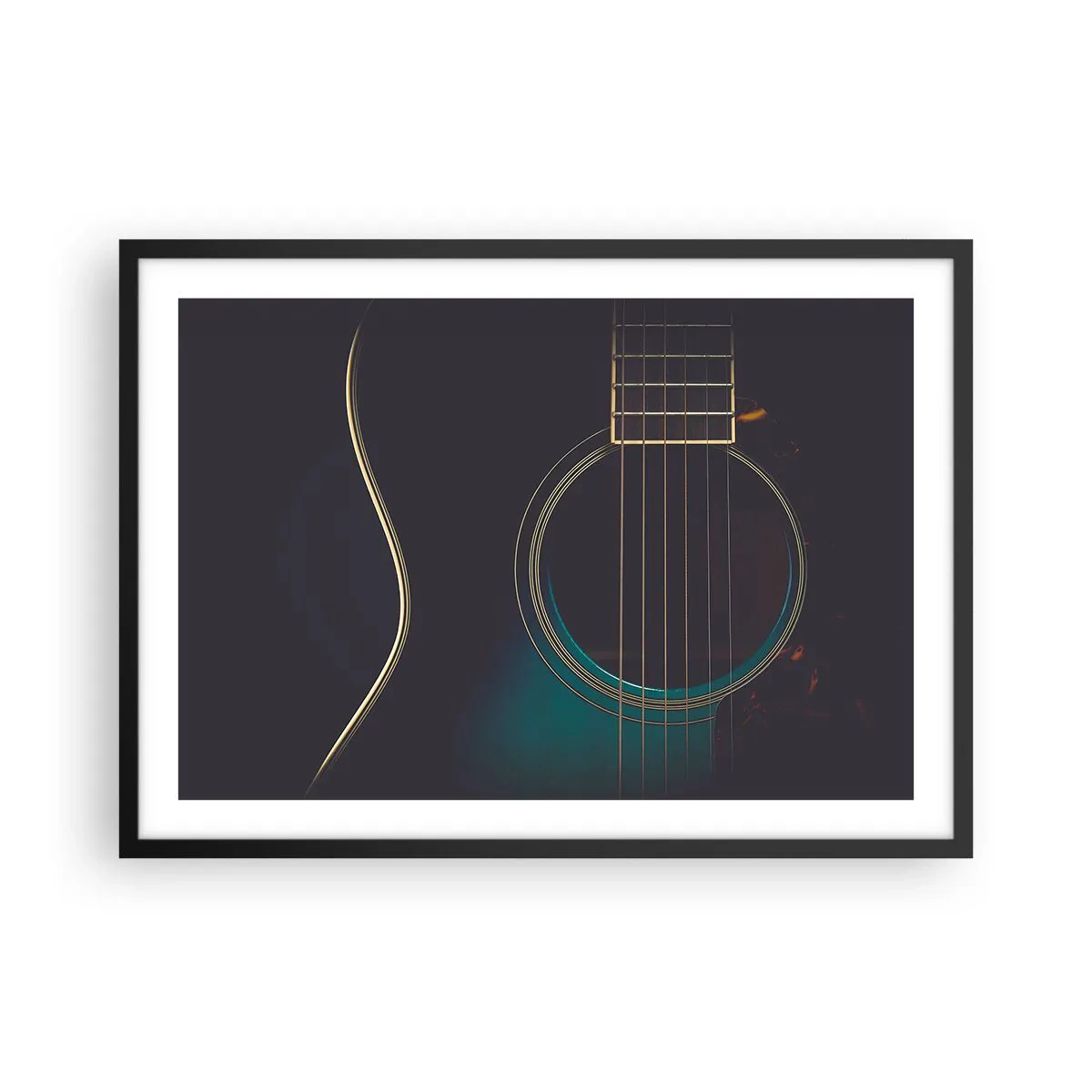 Plagát v čiernom ráme - Okamih, než to zaznie - 70x50 cm