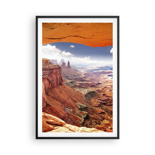 Plagát v čiernom ráme - Vytesané samotnou prírodou - 61x91 cm