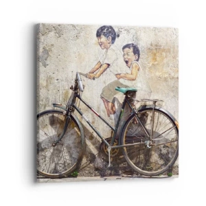 Obraz na plátne - Pravda alebo klam? - 40x40 cm