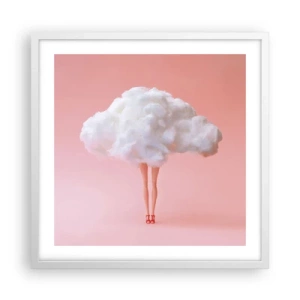 Plagát v bielom ráme - Sladký sľub - 50x50 cm