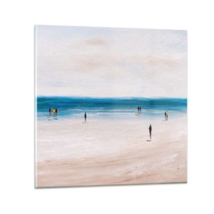 Obraz na skle - Prirodzená potreba - 40x40 cm