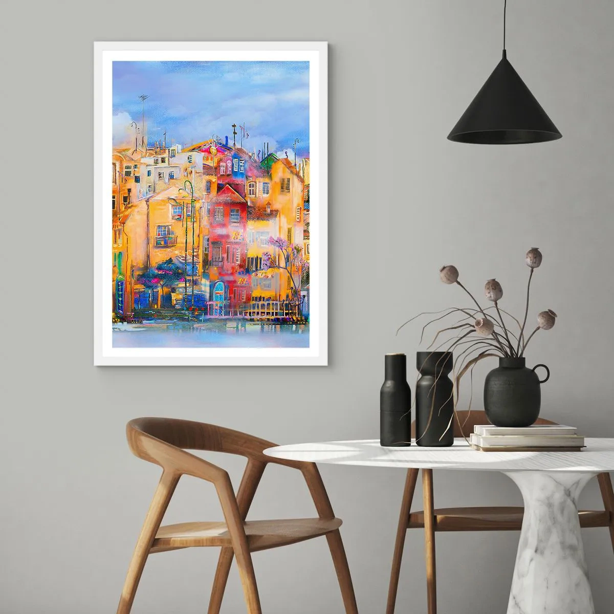 Plagát v bielom ráme - Sme spolu - 61x91 cm