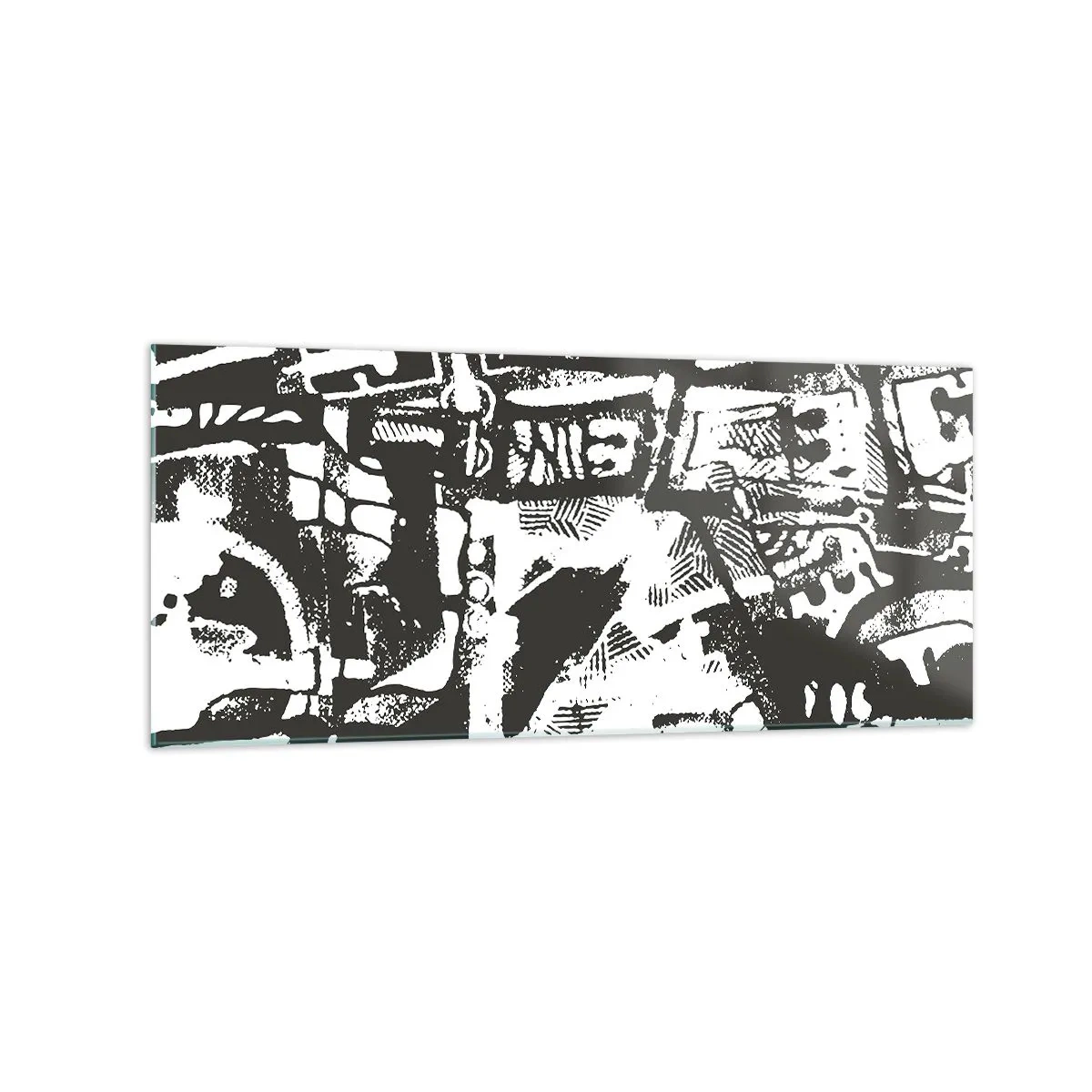 Obraz na skle - Poriadok alebo chaos? - 120x50 cm