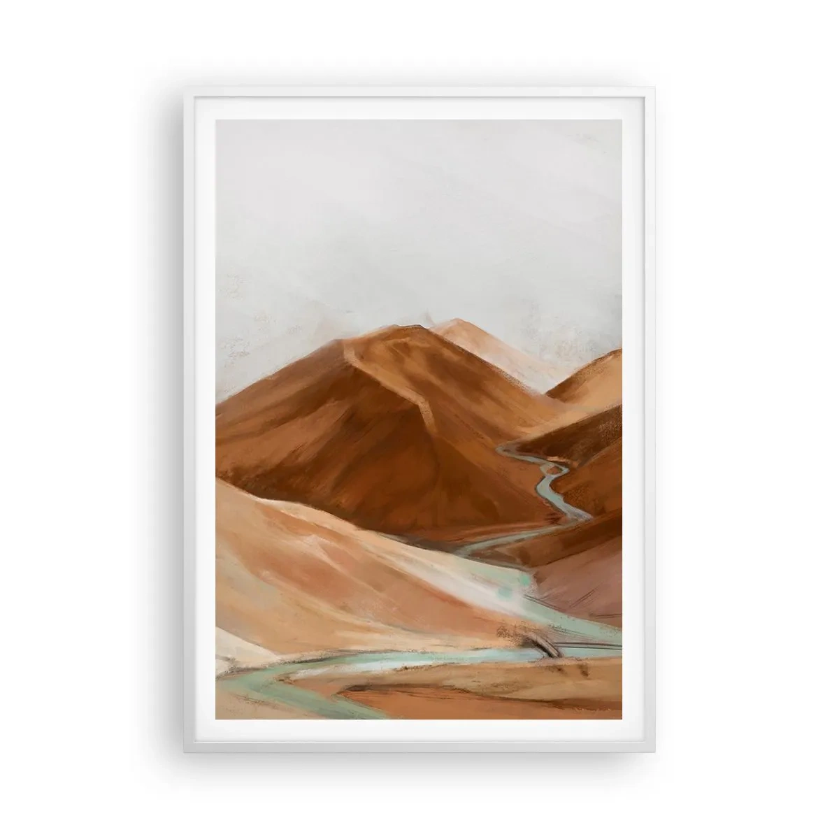 Plagát v bielom ráme - K prameňu - 70x100 cm