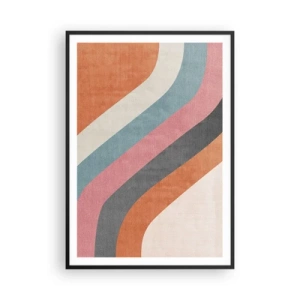 Plagát v čiernom ráme - Diagonálna kompozícia – pohyb - 70x100 cm