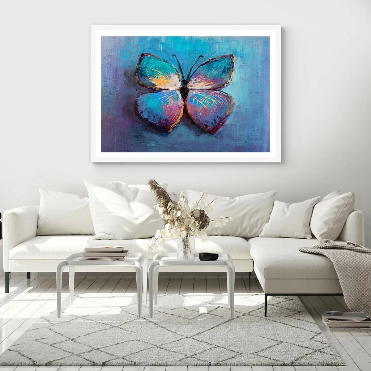 Plagát v bielom ráme - V celej svojej kráse - 100x70 cm