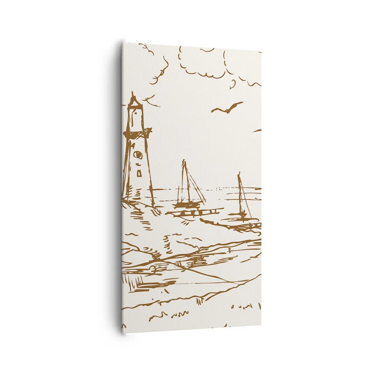 Obraz na plátne - Náčrt letných spomienok - 65x120 cm