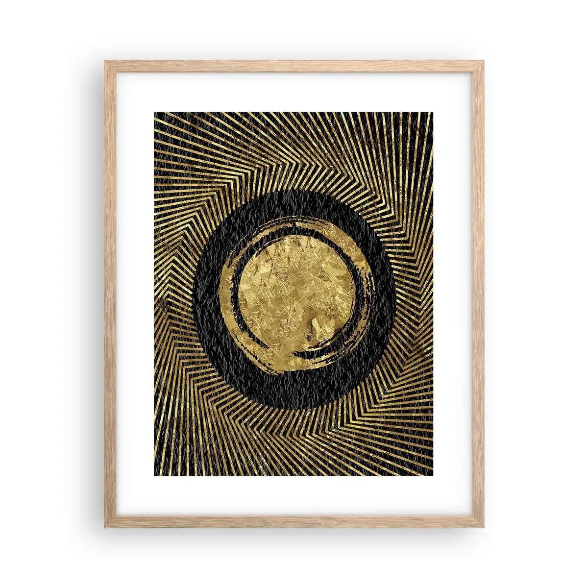 Plagát v ráme zo svetlého duba - Glamour - 40x50 cm