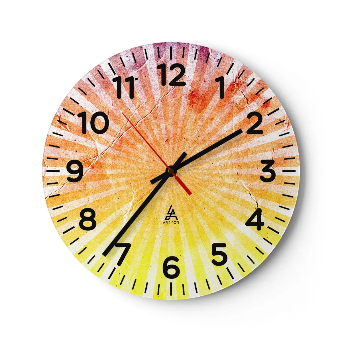 Nástenné hodiny - Východy a západy - 30x30 cm