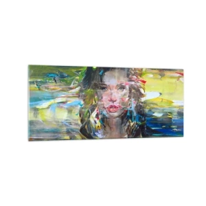 Obraz na skle - Za závojom vzduchu - 120x50 cm