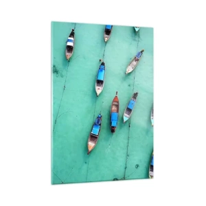 Obraz na skle - V radostnom očakávaní - 50x70 cm