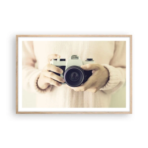 Plagát v ráme zo svetlého duba - Pre viac informácií… - 91x61 cm