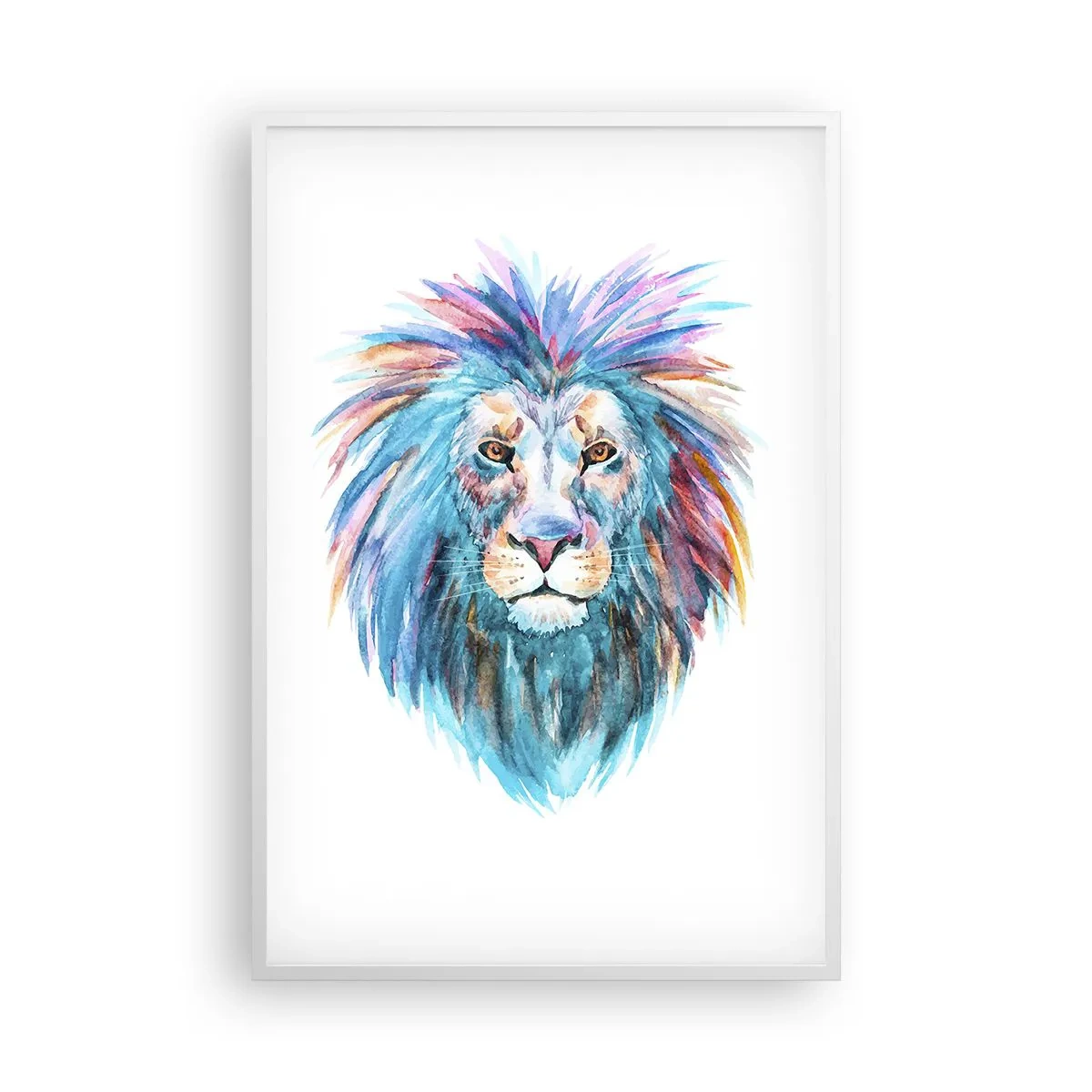 Plagát v bielom ráme - Elektrizujúca aura - 61x91 cm