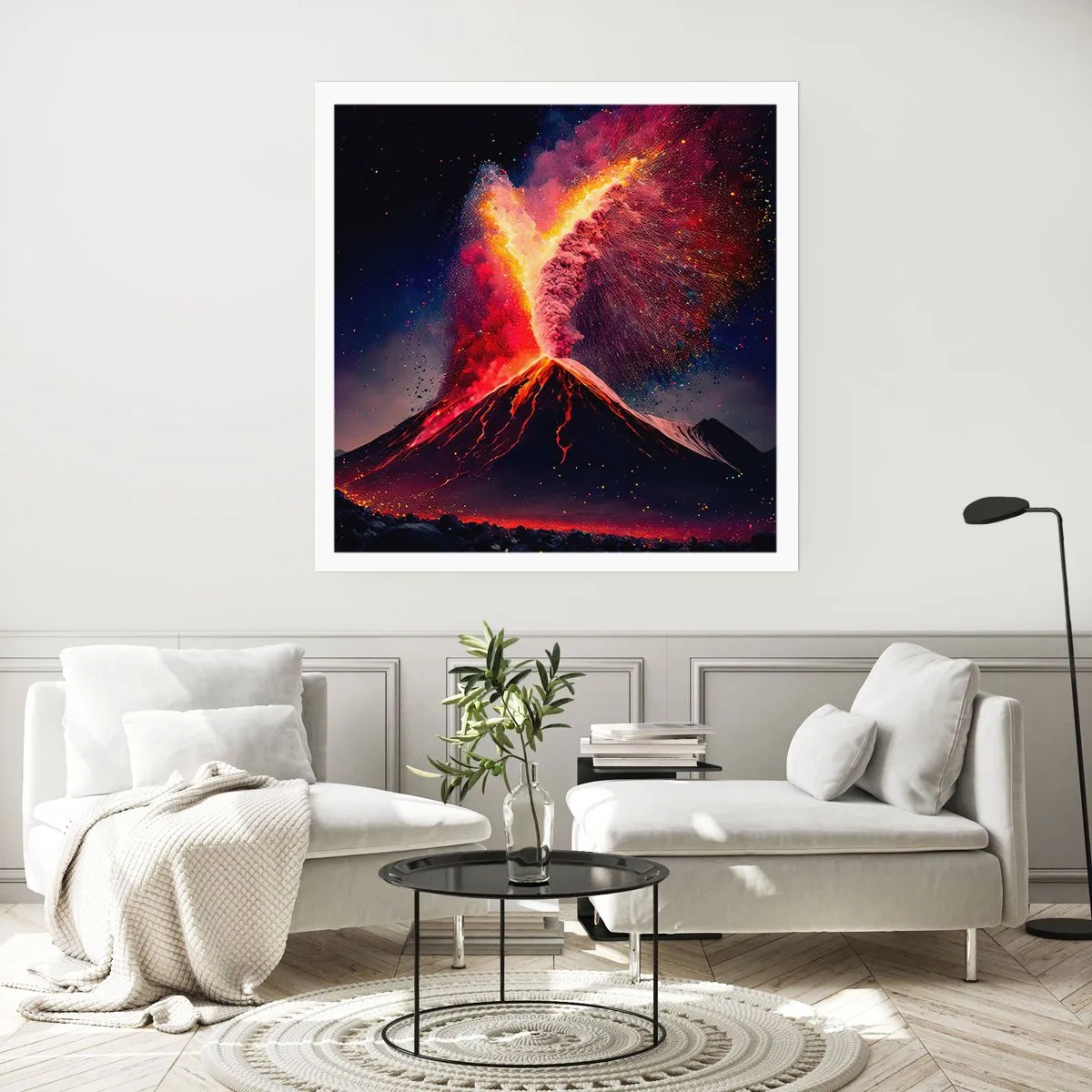 Plagát - Krása a hrôza - 60x60 cm