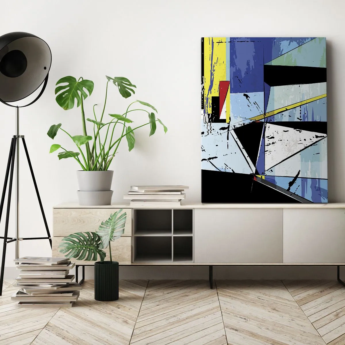 Obraz na plátne - Pozerať sa na svet z uhla… - 50x70 cm