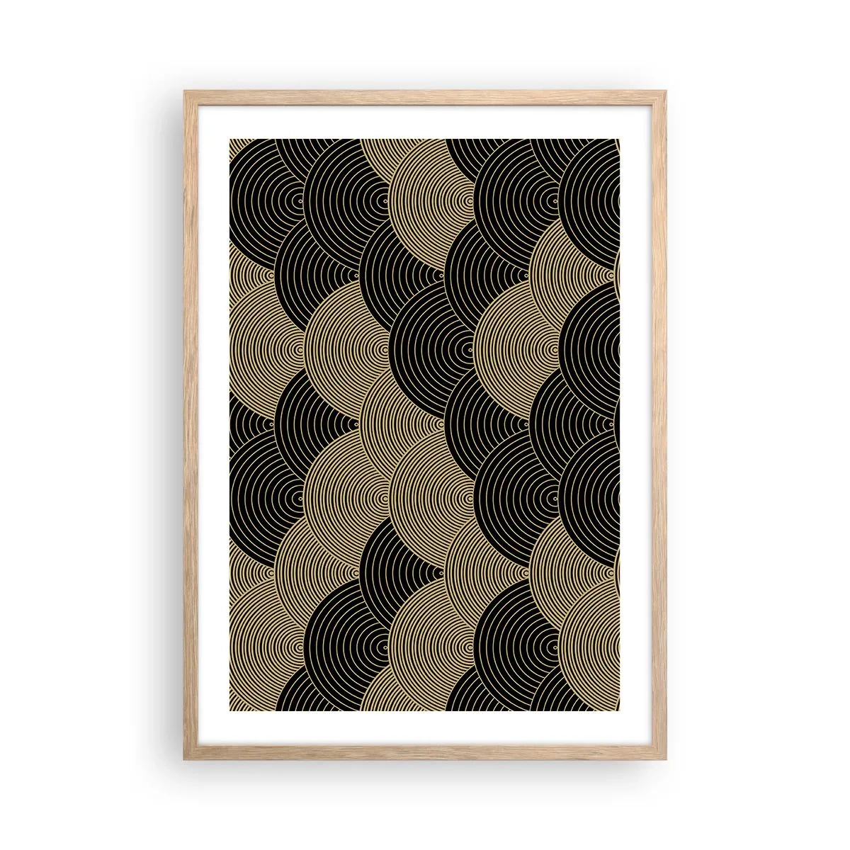 Plagát v ráme zo svetlého duba - Jednota v mnohosti - 50x70 cm