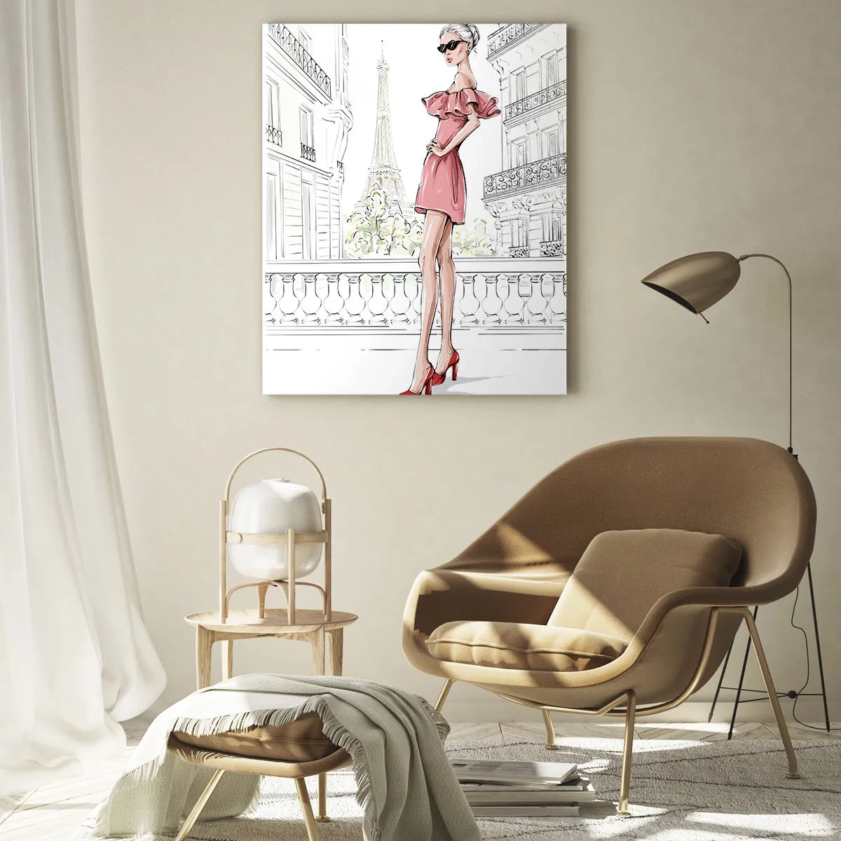 Obraz na skle - Umenie módy - 80x120 cm