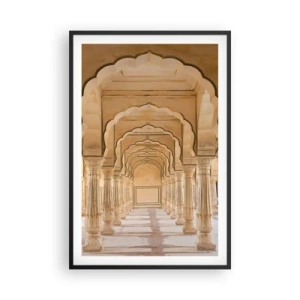 Plagát v čiernom ráme - V maharádžovom paláci - 61x91 cm