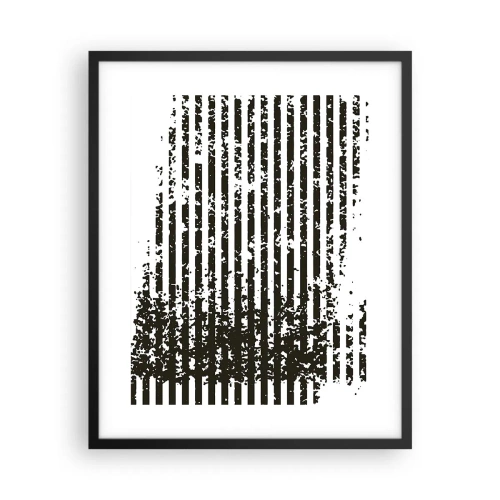 Plagát v čiernom ráme - Rytmus a šum - 40x50 cm