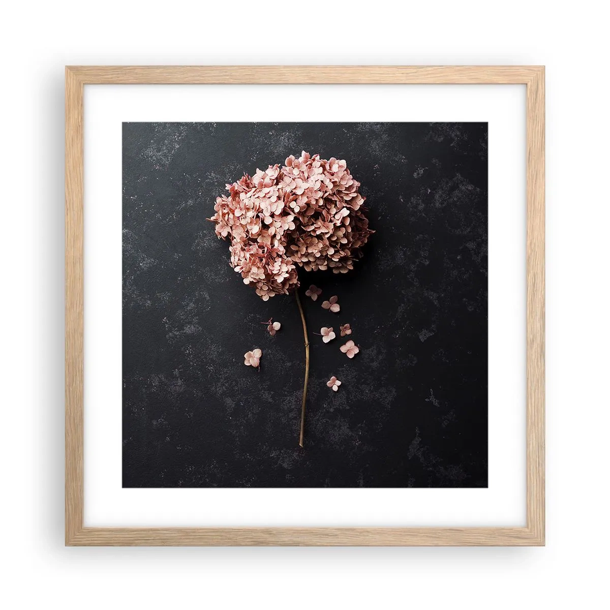 Plagát v ráme zo svetlého duba - Skutočne romantické znamenie - 40x40 cm