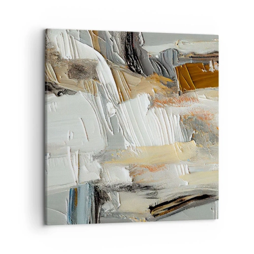 Obraz na plátne - Farebné nahromadenie - 50x50 cm