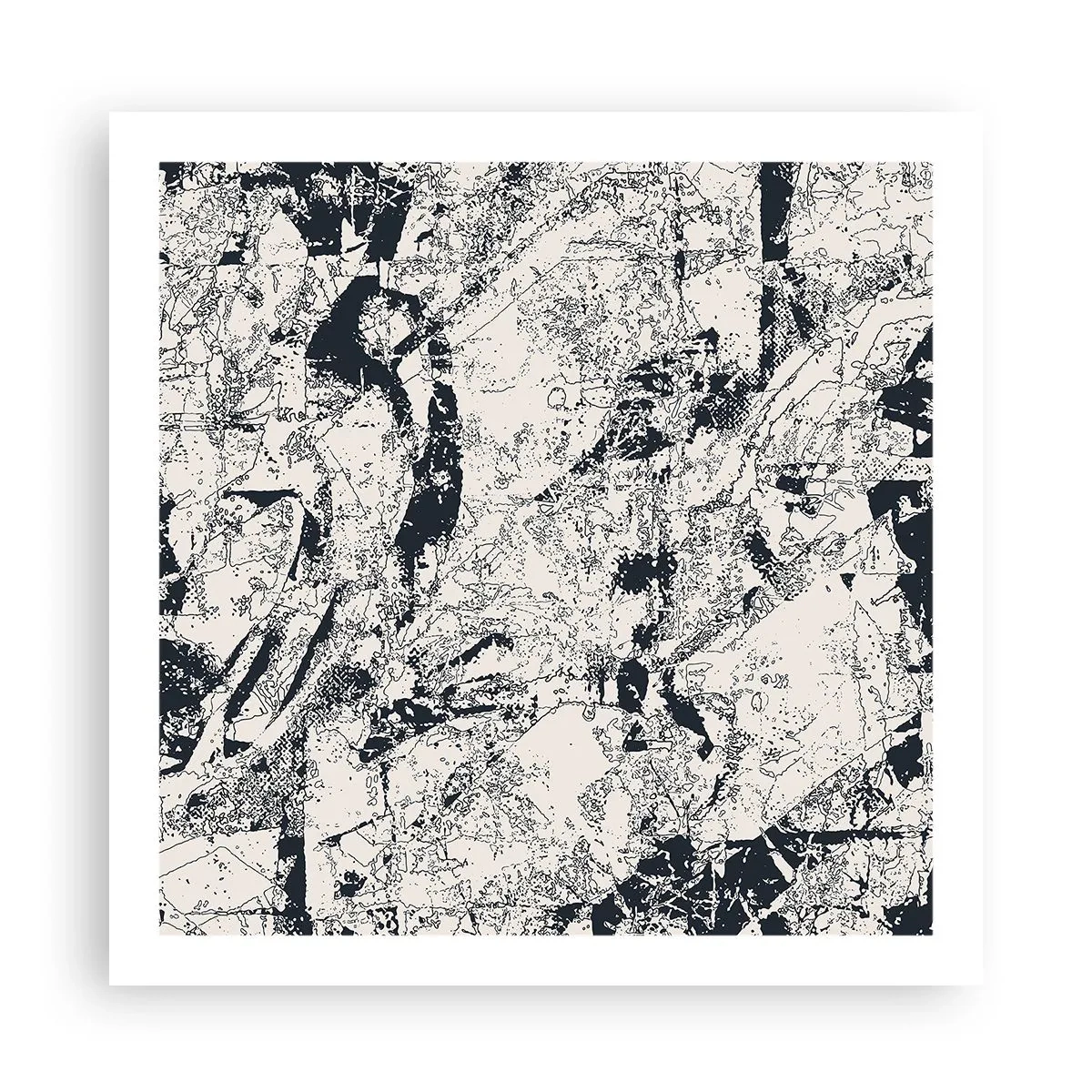 Plagát - Prelínanie protikladov - 60x60 cm