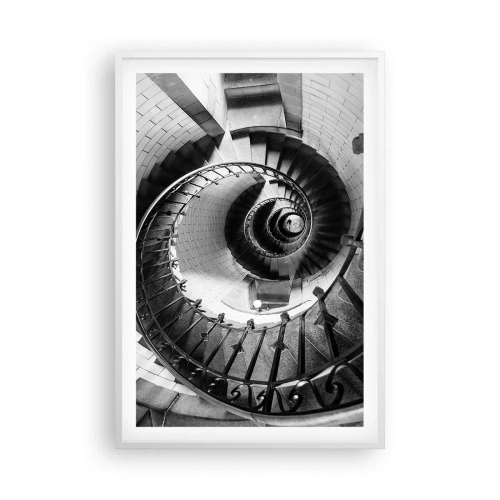 Plagát v bielom ráme - Len vyššie a vyššie - 61x91 cm