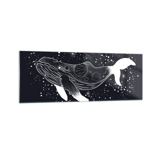 Obraz na skle - V oceáne vesmíru - 140x50 cm