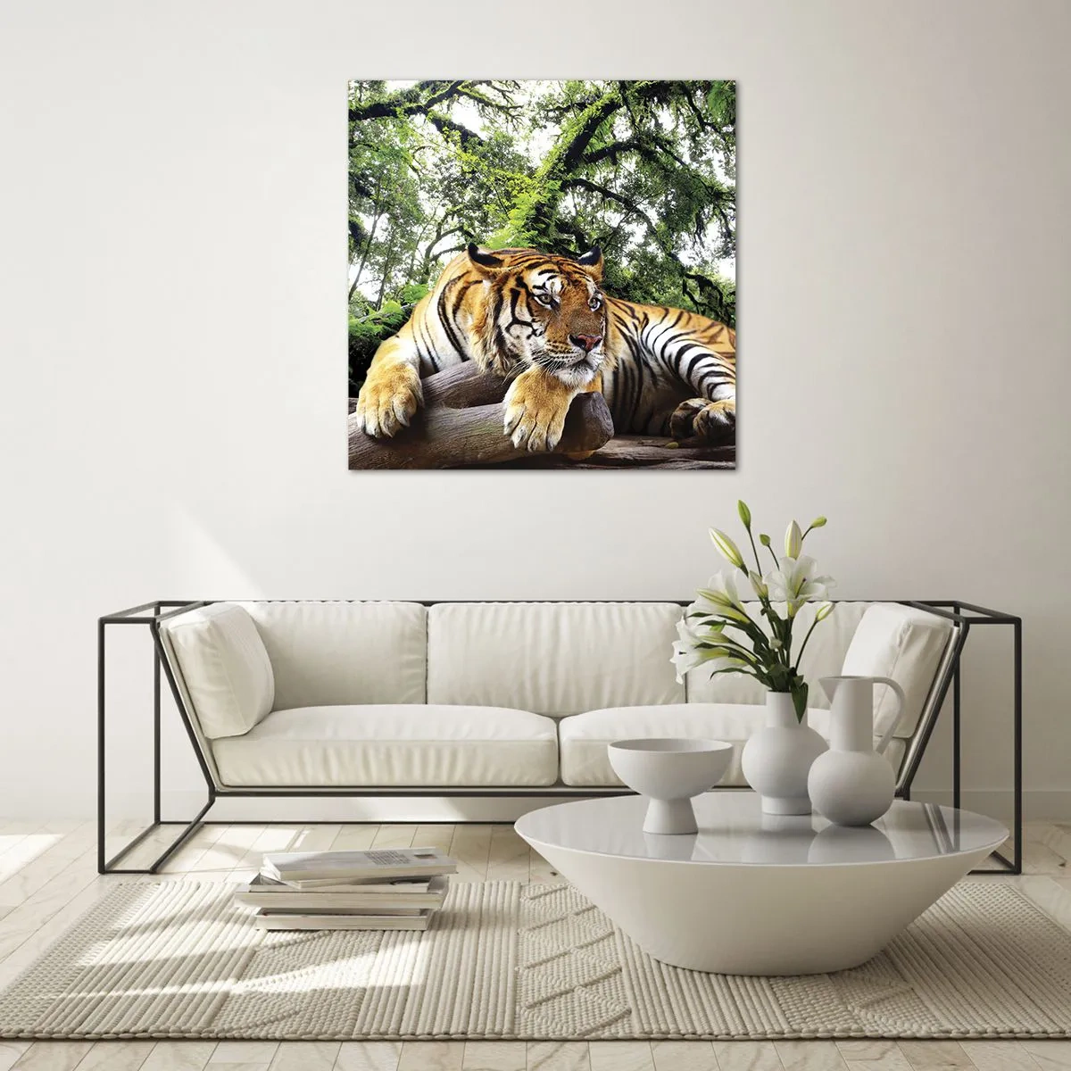 Obraz na skle - S úctou - 30x30 cm