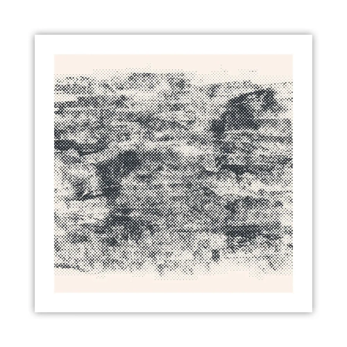 Plagát - Hmlistá kompozícia - 50x50 cm
