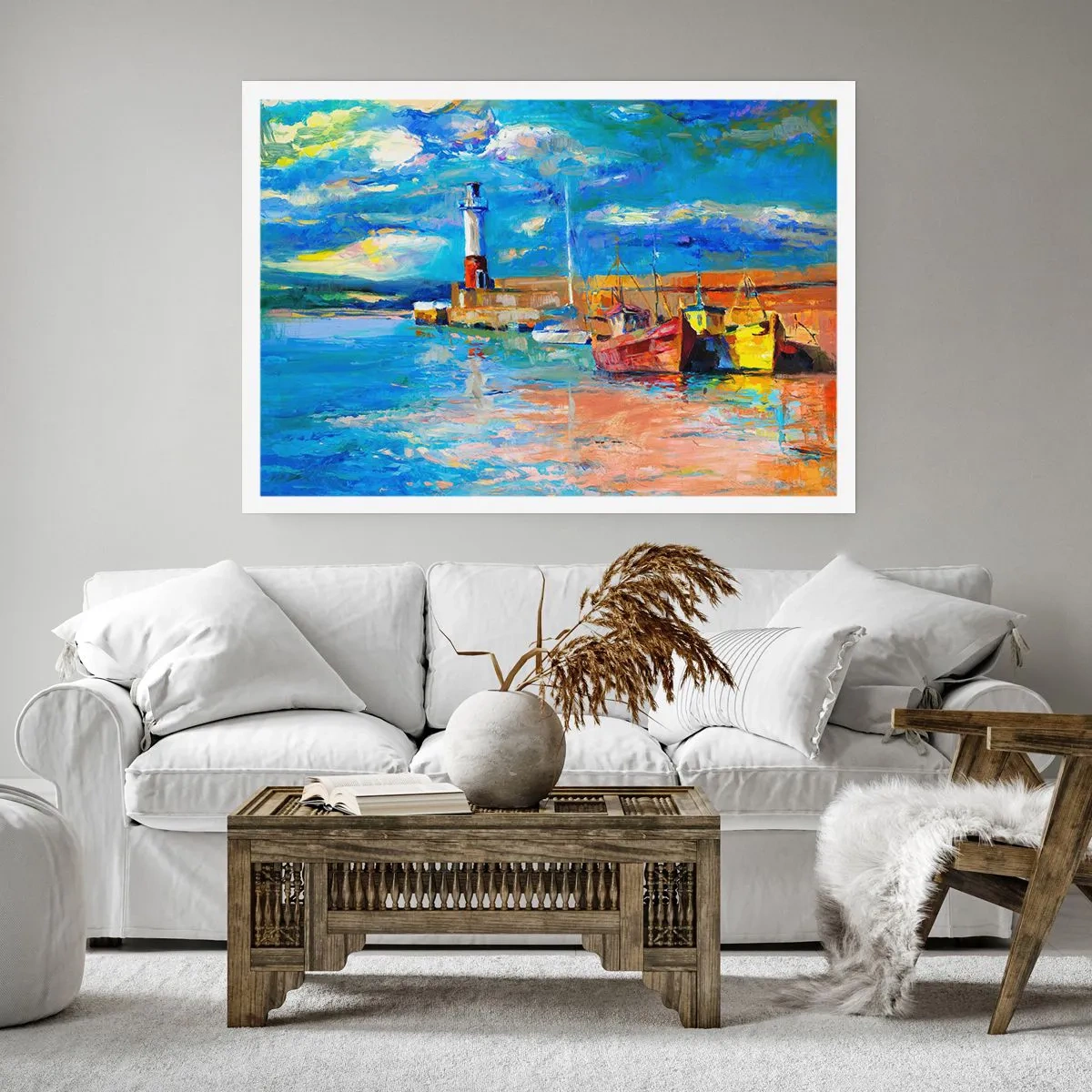 Plagát - Popoludní v dúhovom zálive - 91x61 cm