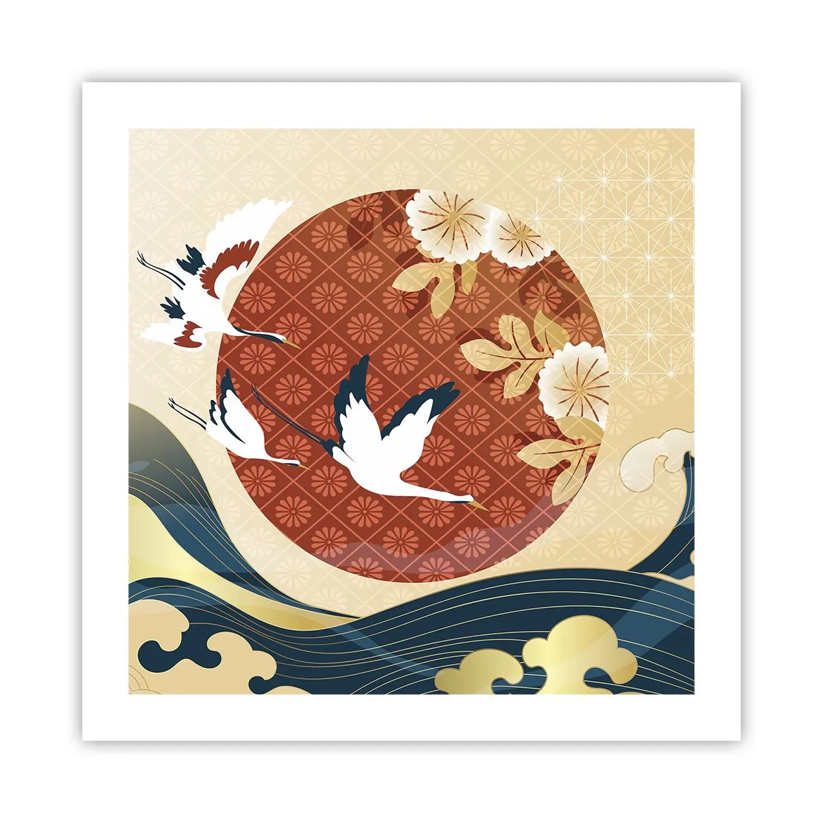 Plagát - Japonská rozprávka - 50x50 cm