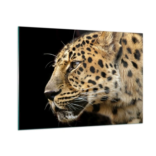 Obraz na skle - Pokojný, sústredený, pripravený - 100x70 cm