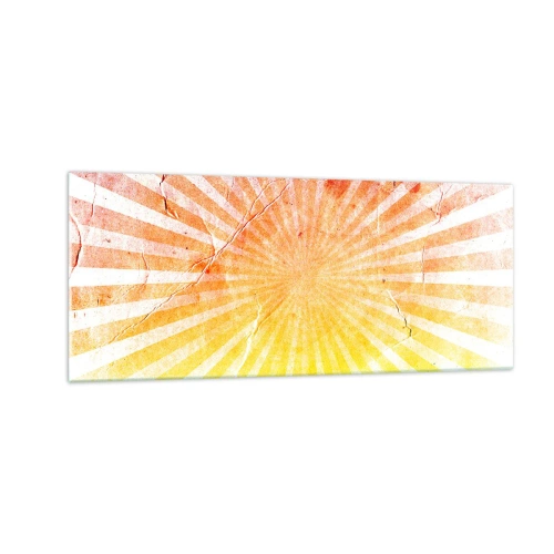 Obraz na skle - Východy a západy - 100x40 cm