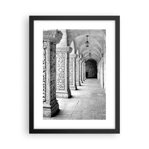 Plagát v čiernom ráme - Kam…? - 30x40 cm